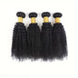 4 Bundles Afro Kinky Curly Hair 100% Unprocessed Virgin Human Hair Weave Bundles Natural Black Remy Hair Extensions Human Hair Curly Bundles