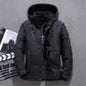 2025 Quality Solid Jacket Men Hooded Winter Puffer Jacket Orange Down Feather Jacket