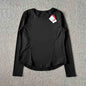 Womens Yoga Clothes  Running Sports Tops Breathable Long Sleeve Gym Fitness Shirts Yoga Shirt for Women