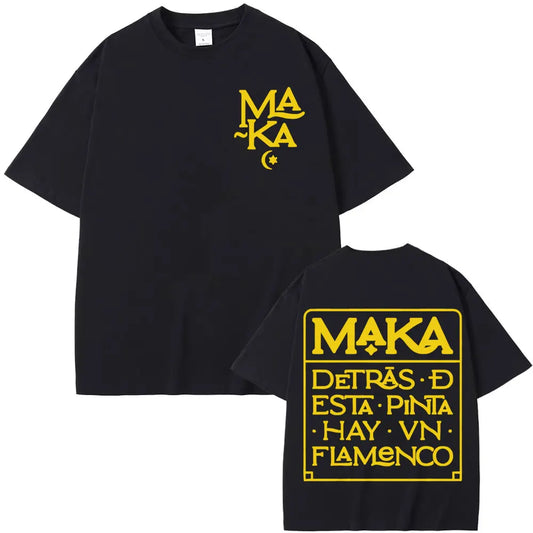Graphical T-shirt By Rapper Maka Detras Highlights Hay Vn Flamenco Men's and Women's T-Shirts, Casual Cotton Short Sleeves
