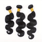 12A Brazilian Body Wave Bundles 100% Human Hair Bundles Unprocessed Virgin Hair Body Wave 1/3 Bundles Human Hair Weave Bundles 1B Natural Black Double Weft