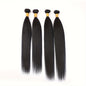 4 Bundles 15A Peruvian Straight Hair Virgin Human Hair Weave 100% Unprocessed 100g Per Bundle Double Weft Can Be Dyed and Bleached 4pcs Natural Black