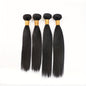 4 Bundles 15A Peruvian Straight Hair Virgin Human Hair Weave 100% Unprocessed 100g Per Bundle Double Weft Can Be Dyed and Bleached 4pcs Natural Black