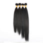 4 Bundles 15A Peruvian Straight Hair Virgin Human Hair Weave 100% Unprocessed 100g Per Bundle Double Weft Can Be Dyed and Bleached 4pcs Natural Black